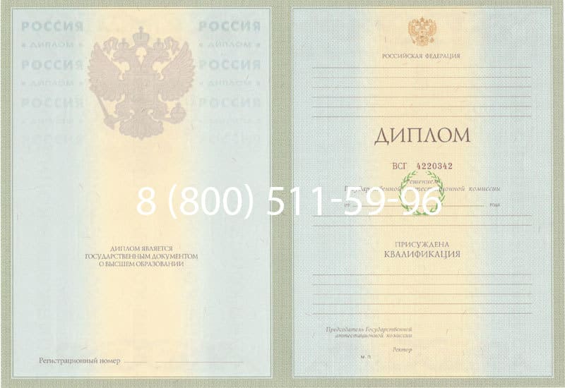 Купить Диплом о высшем образовании 2003-2009 годов в Арзамасе